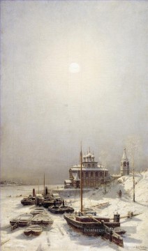  Alexey Art - hiver dans le paysage de neige de borisoglebsk Alexey Bogolyubov